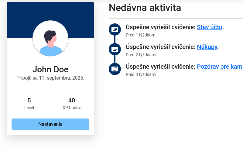 Tvoj pokrok